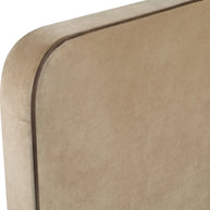 Rava Velvet Upholstered Bed