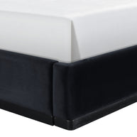 Rava Velvet Upholstered Bed