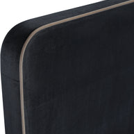 Rava Velvet Upholstered Bed
