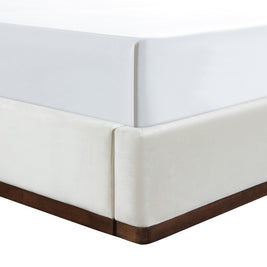 Rava Velvet Upholstered Bed