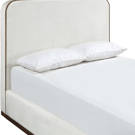 Rava Velvet Upholstered Bed