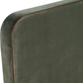 Rava Velvet Upholstered Bed