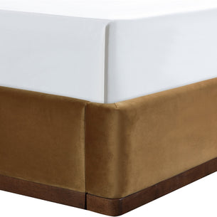 Rava Velvet Upholstered Bed