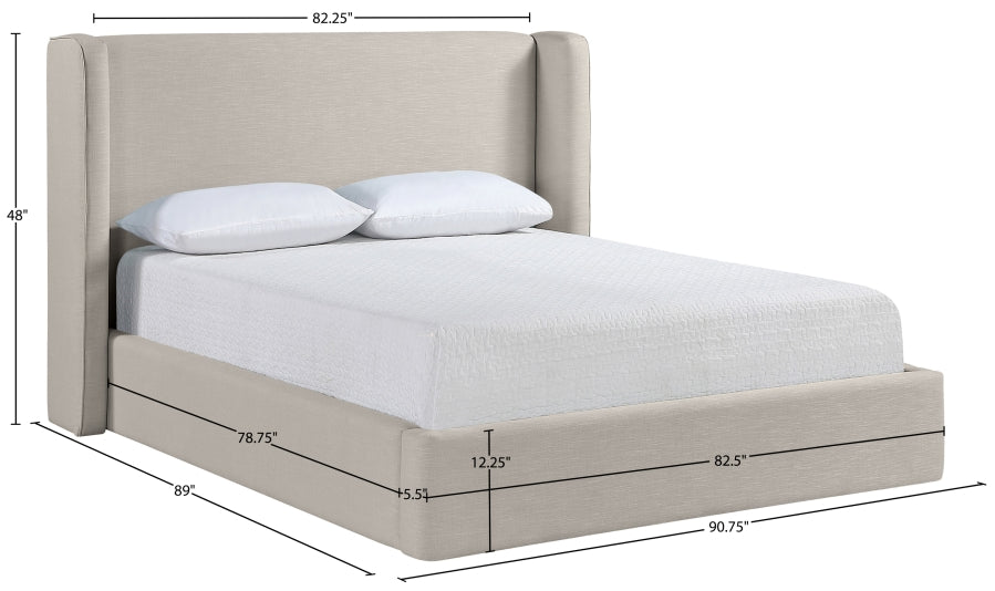 Kendall Linen Upholstered Bed