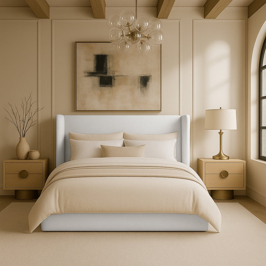 Kendall Linen Upholstered Bed