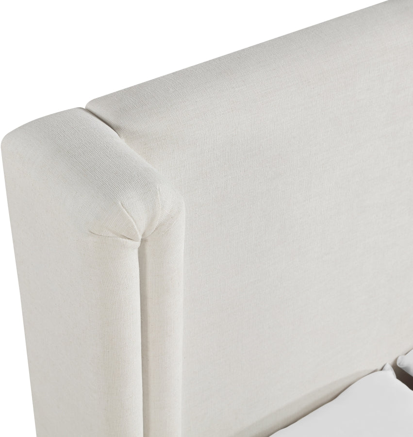 Solange Linen Upholstered Bed